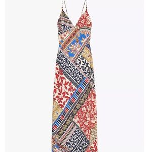 ZARA Multicolor Patchwork Maxi Dress